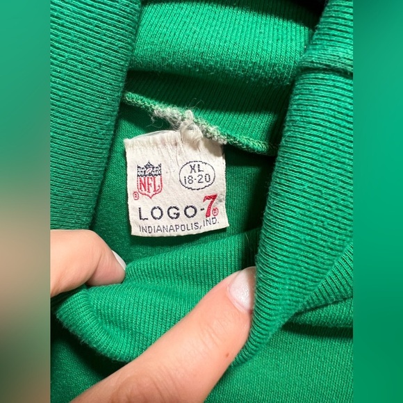 Women’s XL Super Vintage Green Bay Packers Embroidered Helmet Logo 7 Turtleneck - Picture 5 of 5